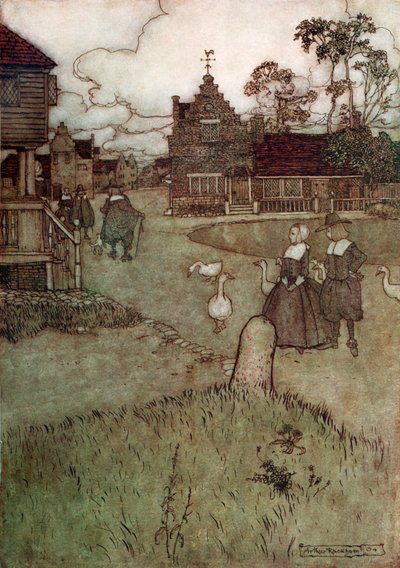 Cuento corto de Washington Irving de Arthur Rackham